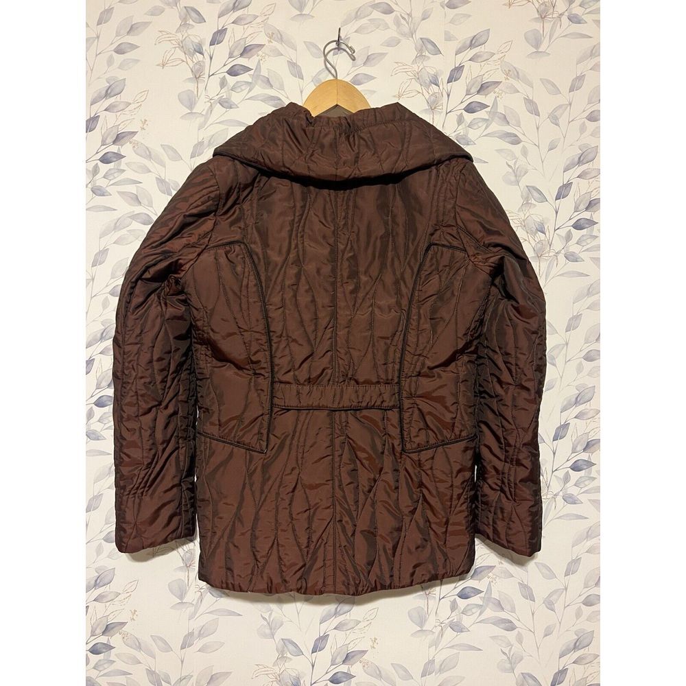 Aquarama Puff Jacket Made In Italy Color Maroon - Picture 2 of 7